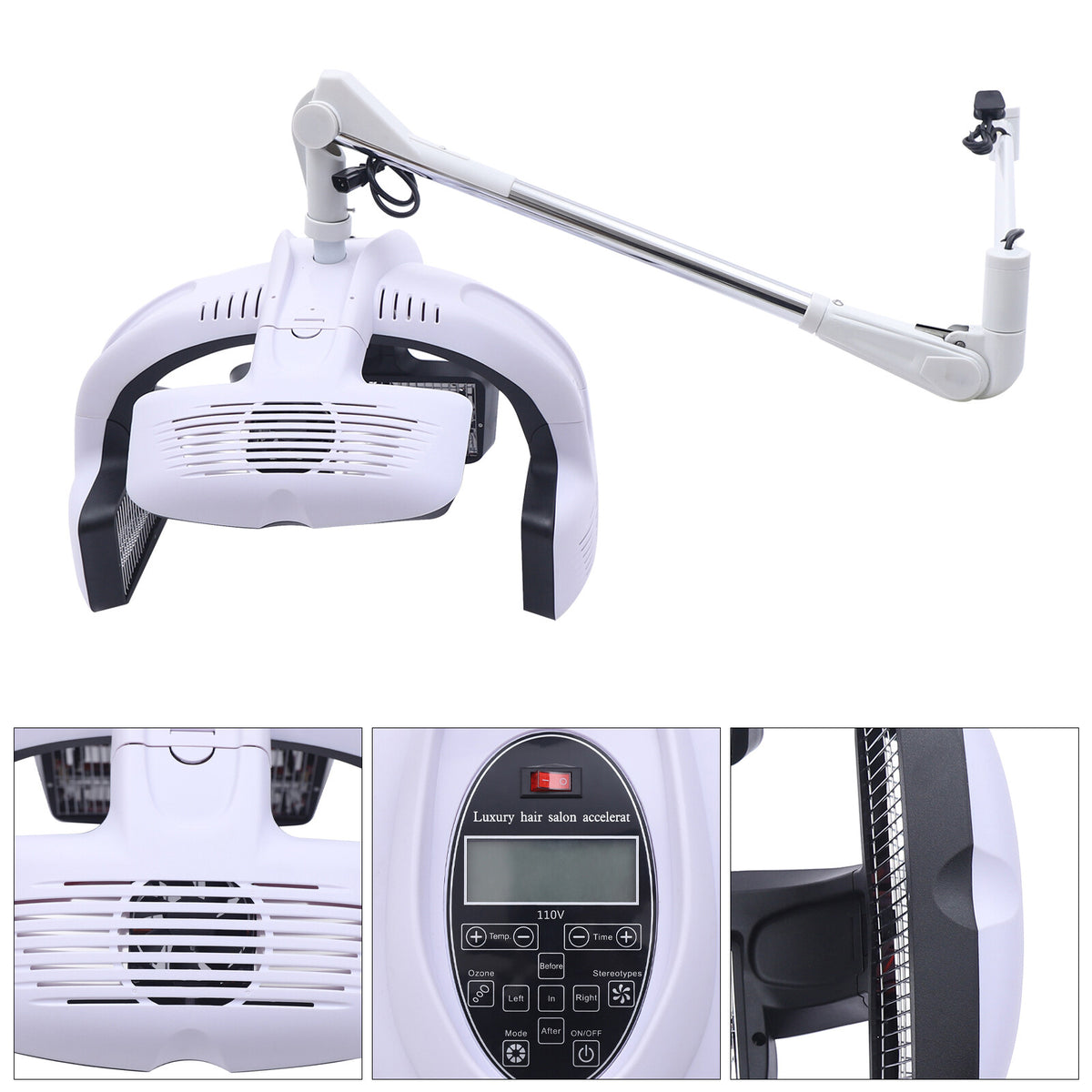 Wall Mount Infrared Hair Color Processor for Salon Hair Hood Dryer