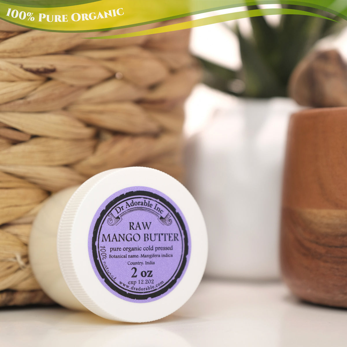 Organic Mango Butter - Cold Pressed Pure