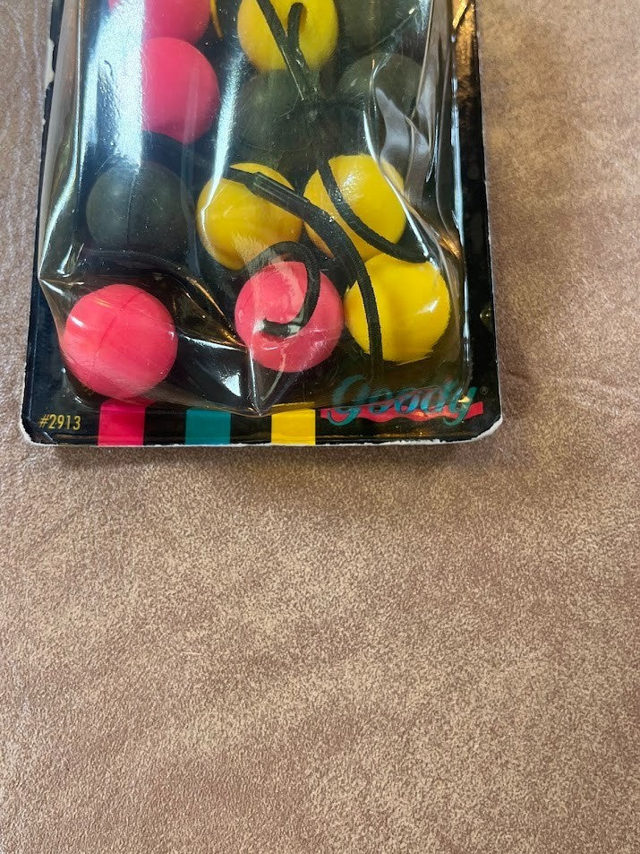 1990 Goody Sport Ponytailers 2913 Ponytail Holders Multi Colored