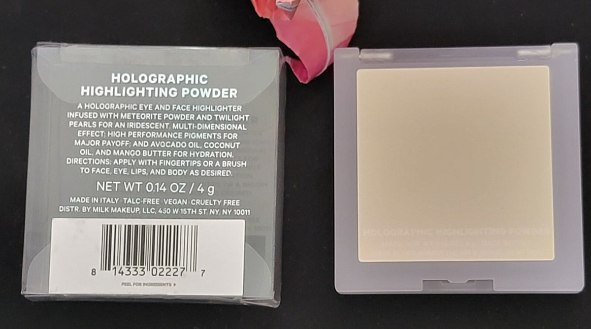 Holographic Face & Eye Highlighter Powder - Iridescent Multi-Dimensional Glow
