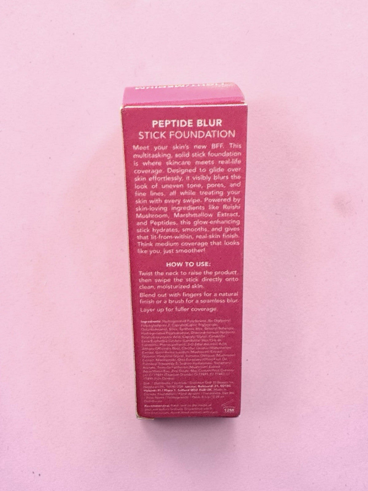 Peptide Blur Stick Foundation for Smooth Pores & Fine Lines - Medium