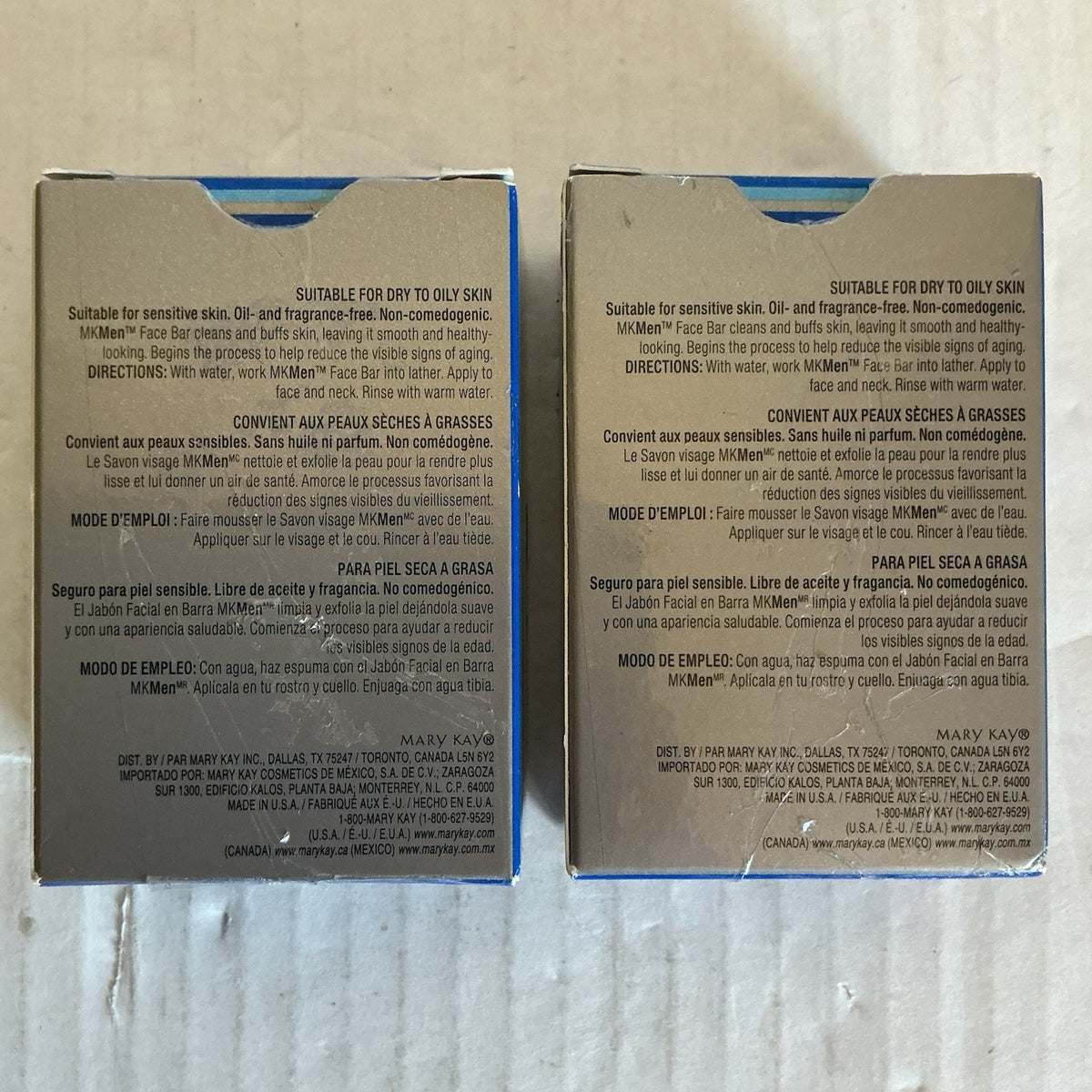 Men's Face Bar 4oz - 2 Pack - Cleansing Facial Soap for Men - Discontinued