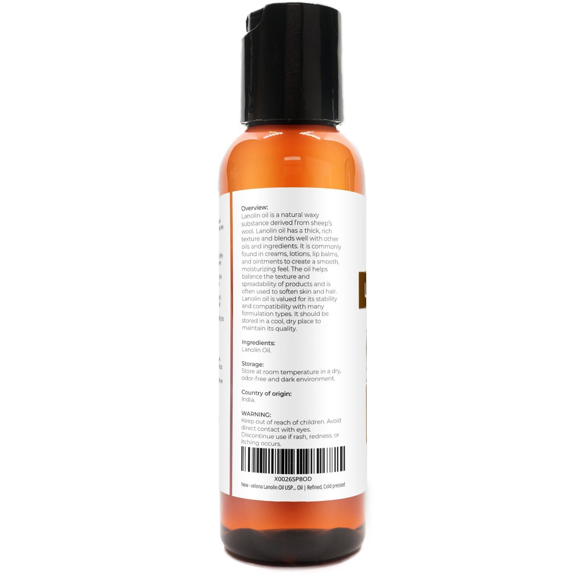 Lanolin Oil USP Grade - 100% Pure Cold Pressed