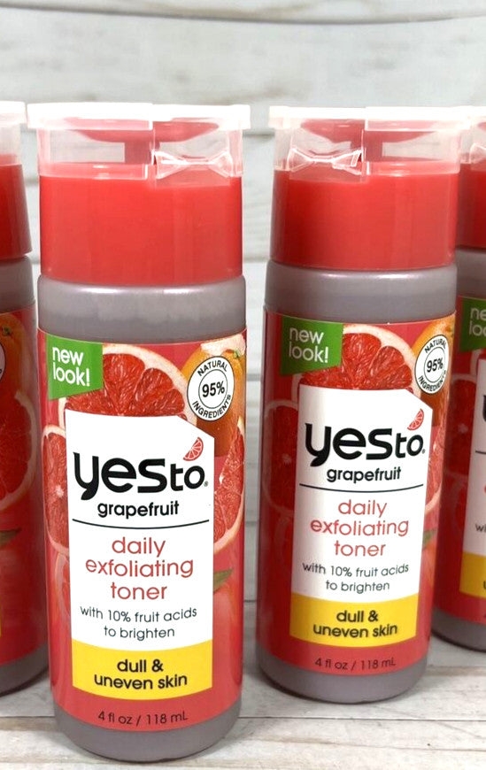 Grapefruit Daily Exfoliating Toner for Dull & Uneven Skin 4oz - 2 Pack