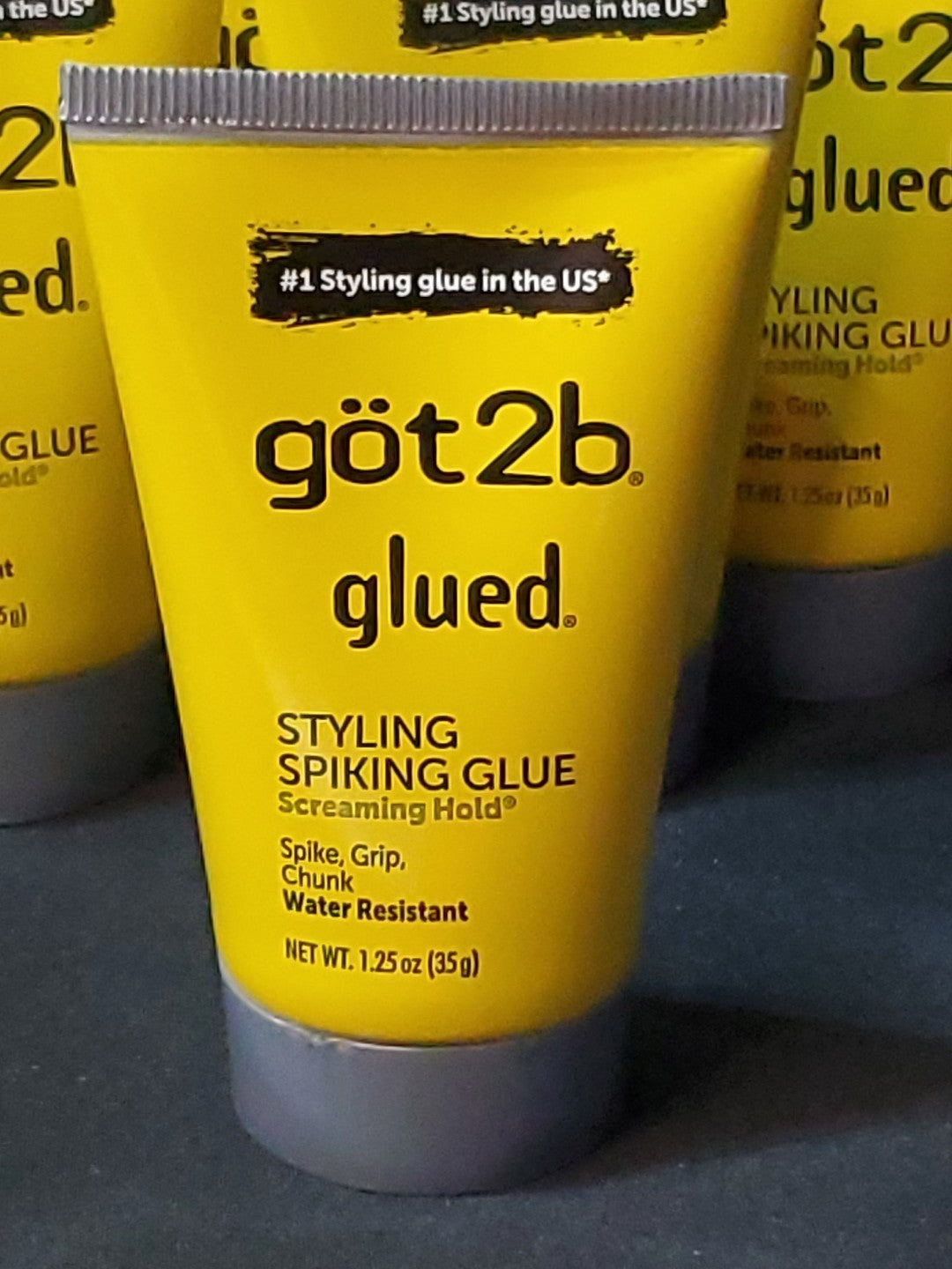Water-Resistant Styling Glue for Spikes - 6 Pack, 1.25oz