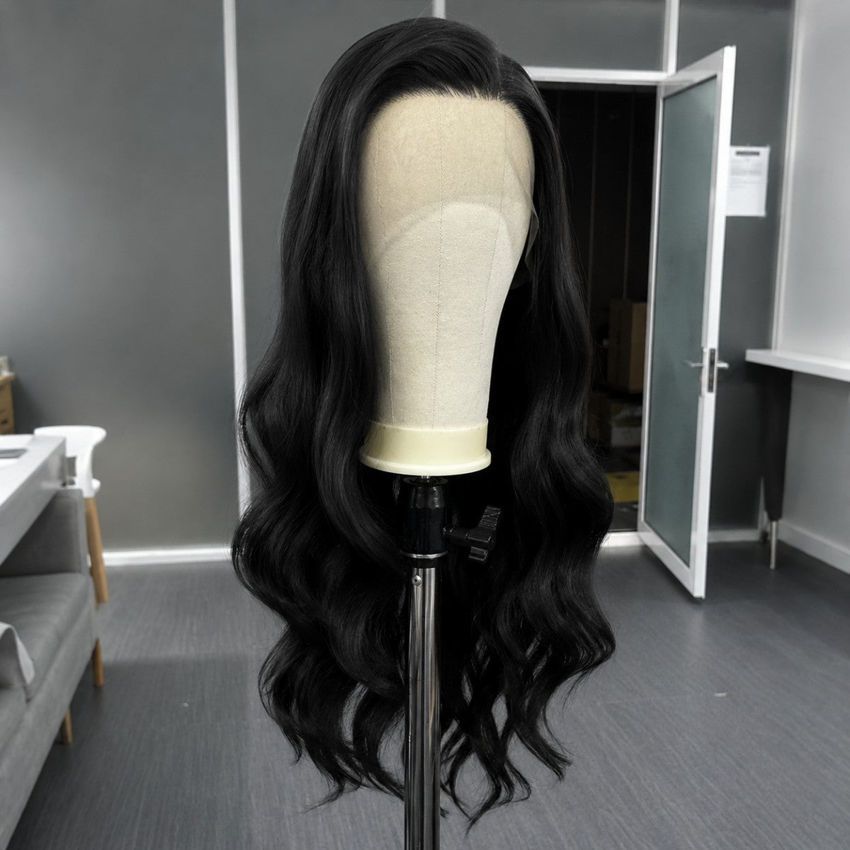 Long Wavy Lace Front Wigs Synthetic Hair Heat Resistant 13x4 Cap Size