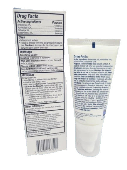 Ultra-Light Moisturizing Lotion with Sunscreen SPF 30, 1.75 oz - 3 Pack