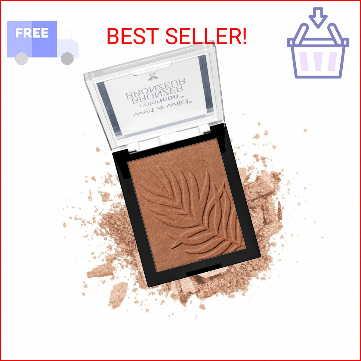 Wet n Wild Color Icon Bronzer What Shady Beaches - Sun-Kissed Glow Makeup