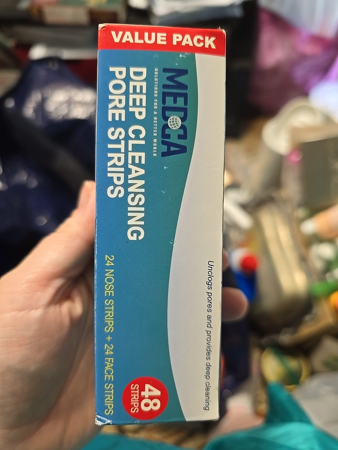 Deep Cleansing Pore Strips for Nose & Face - 24 Nose + 24 Face Strips Set