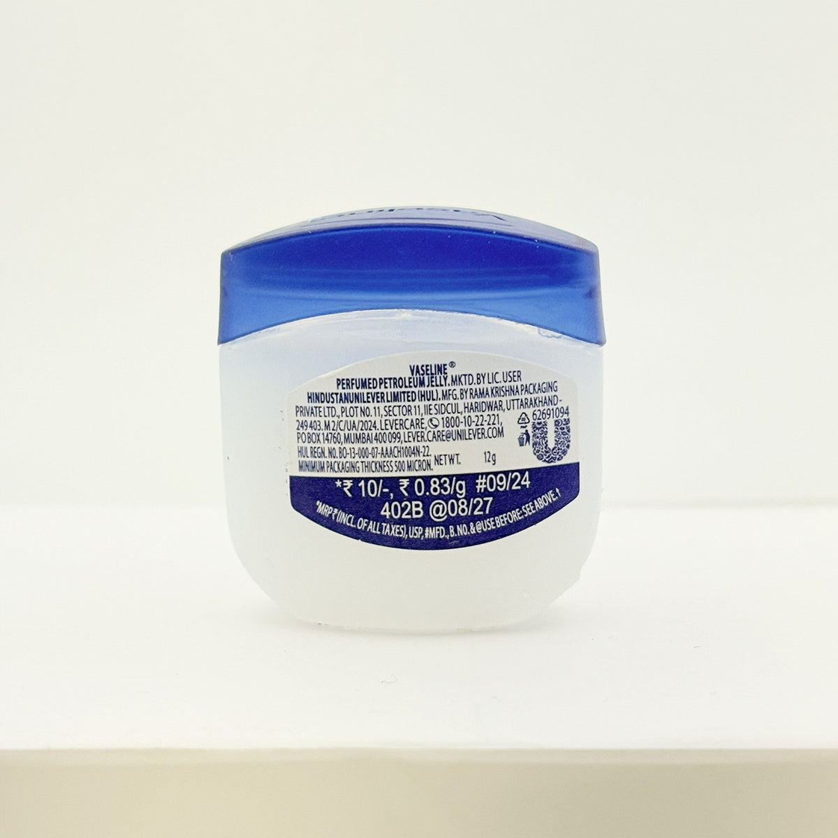 Vaseline Original Skin Protecting Jelly 12g Travel Size (Pack of 12)
