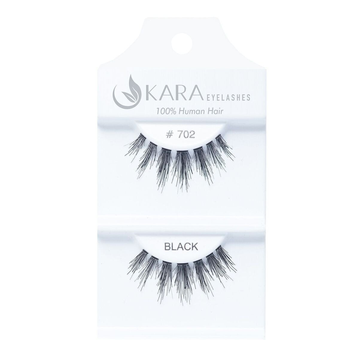 6 Pairs 100% Human Hair False Eyelashes - Kara Assorted Styles