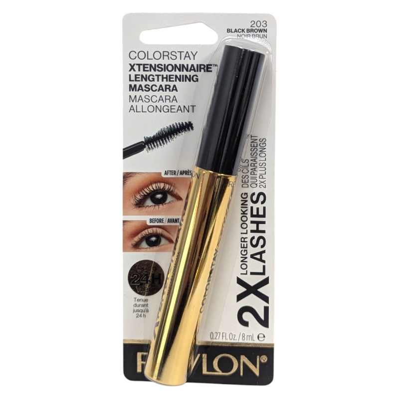 Lengthening Mascara Set - Revlon ColorStay Xtensionnaire Black/Brown, 2 Pack