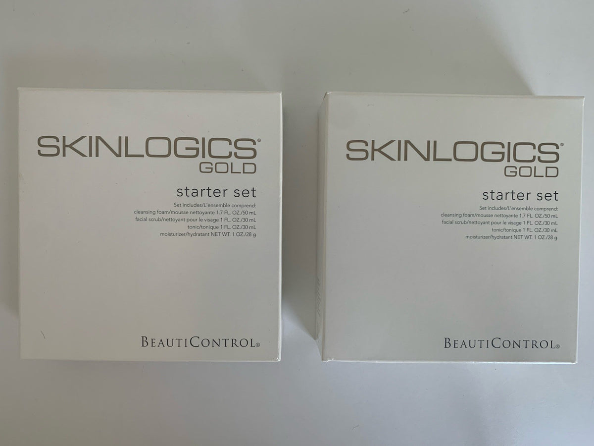 BeautiControl Skinlogics Gold Skincare Starter Set Lot of 2 - Discontinued
