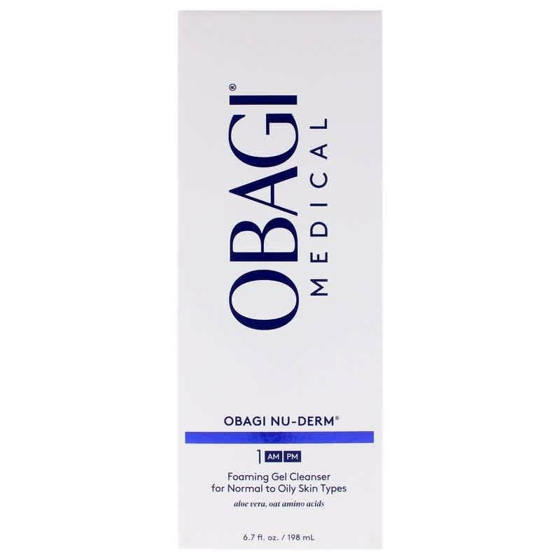 Obagi Nu-Derm #1 Anti-Aging Foaming Cleansing Gel 6.7 oz for All Skin Types