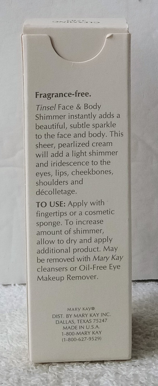 Shimmer Face & Body Skin Cream - Fragrance-Free, 1.25 oz