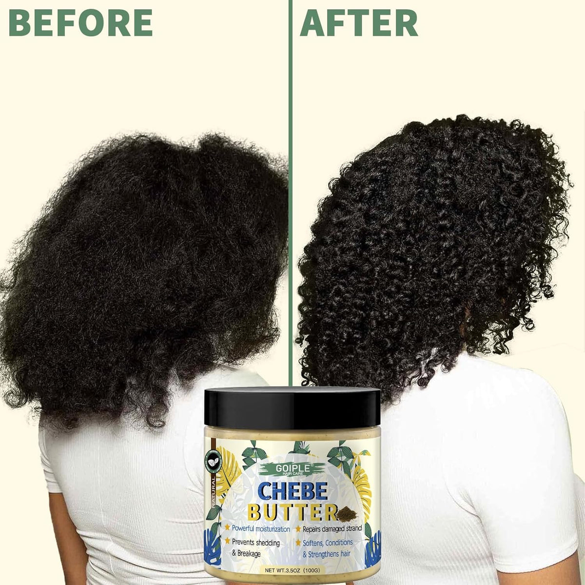 Chebe Hair Butter for Growth & Deep Moisturization - All Hair Types