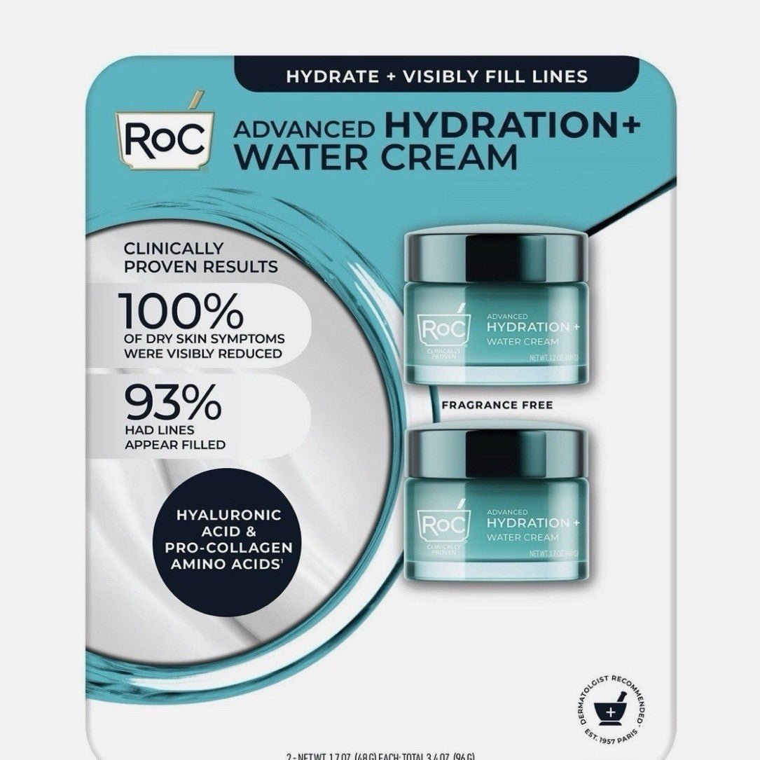 Advanced Hydration Water Cream, 1.7 oz (Pack of 2)