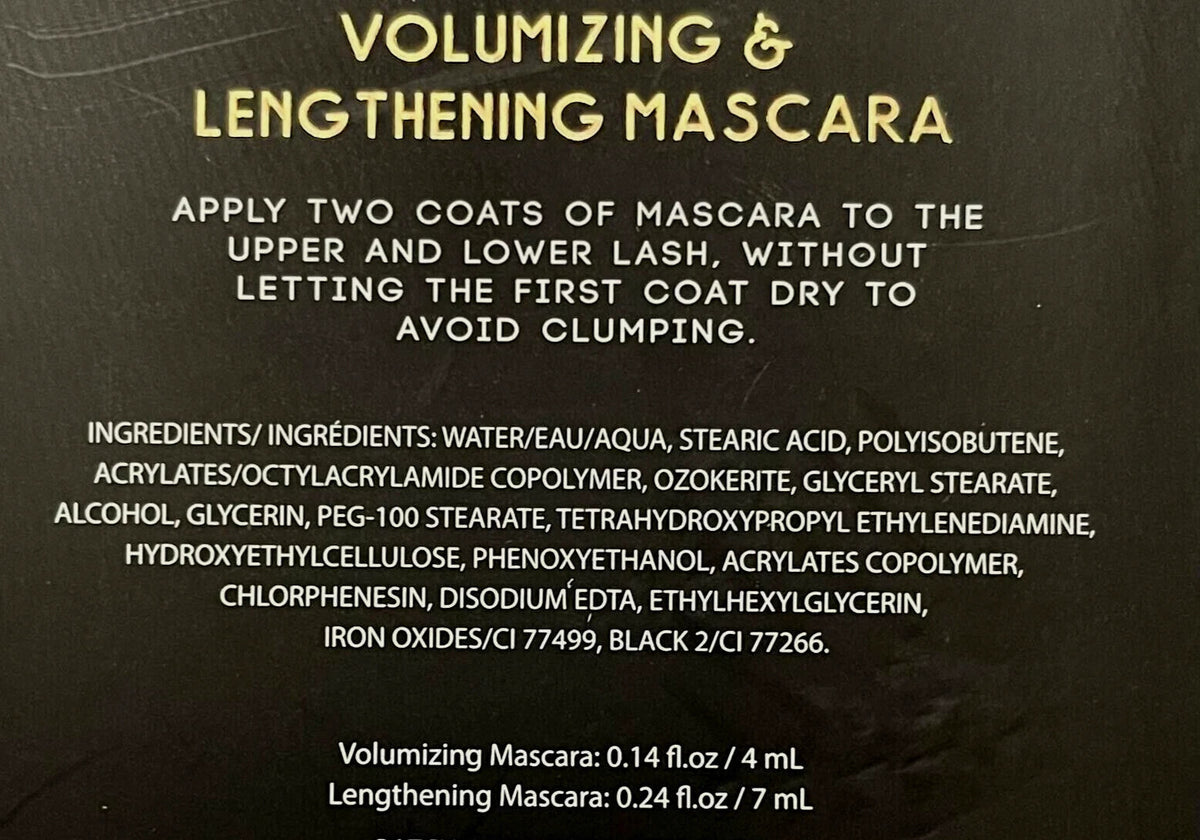 Volumizing & Lengthening Mascara Duo - All Day Wear, 3X Volume