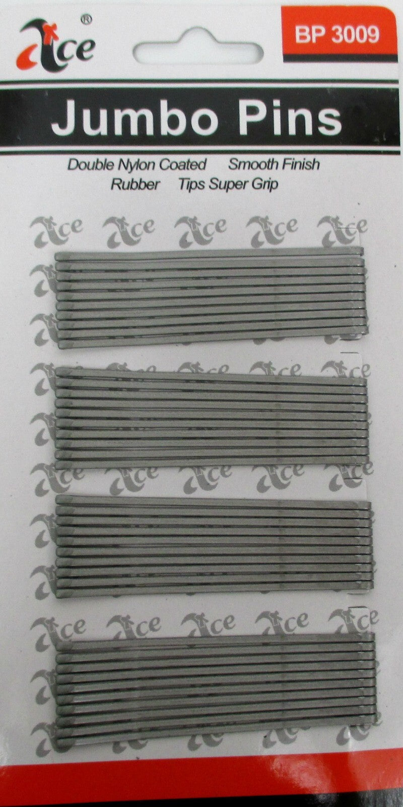 Hair Styling Boppins Pack of 2 - 1.75" Regular & 2.75" Jumbo Sizes, Double Coated