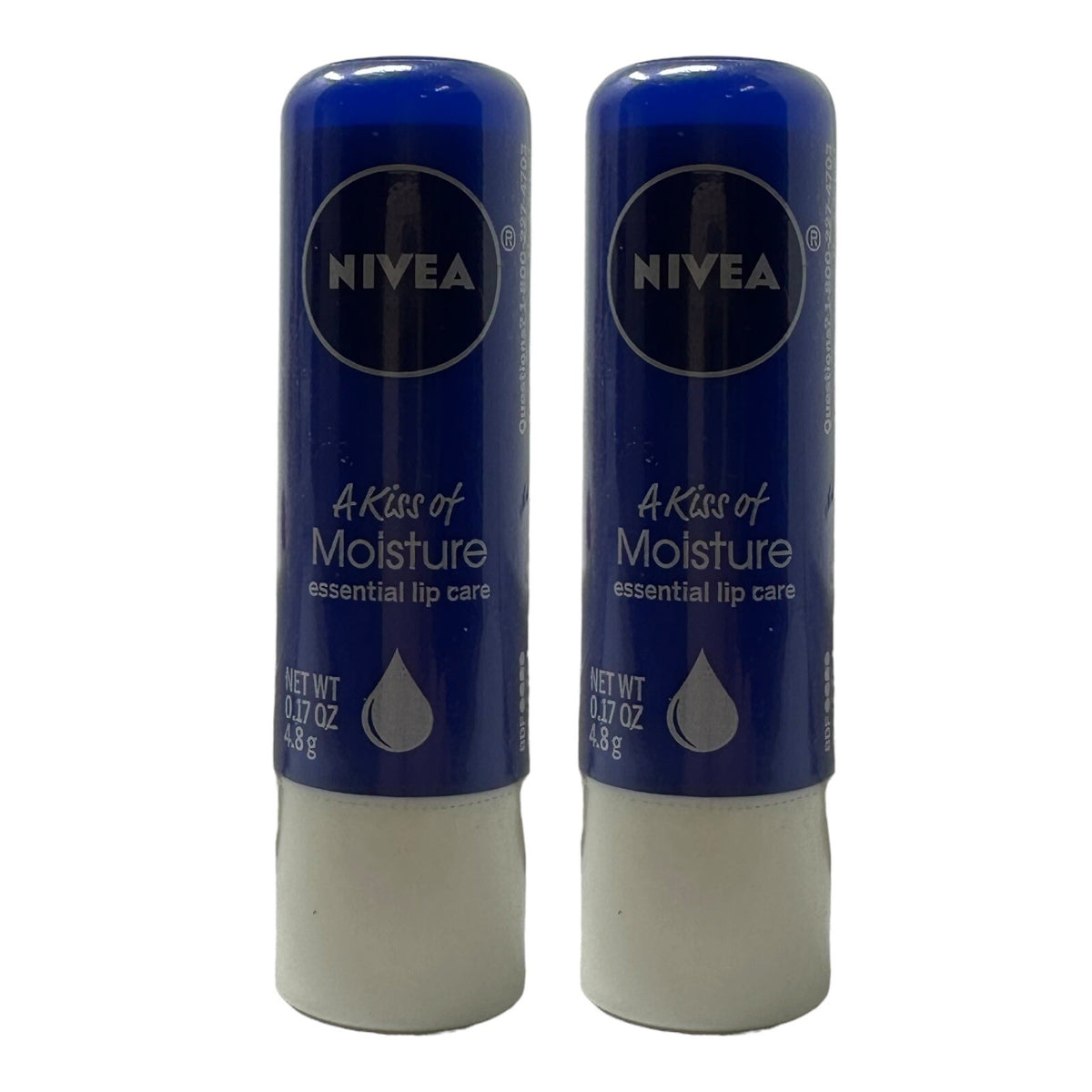 2 Pack Lip Balm Set - Nivea Shea Moisture Essential Lip Care