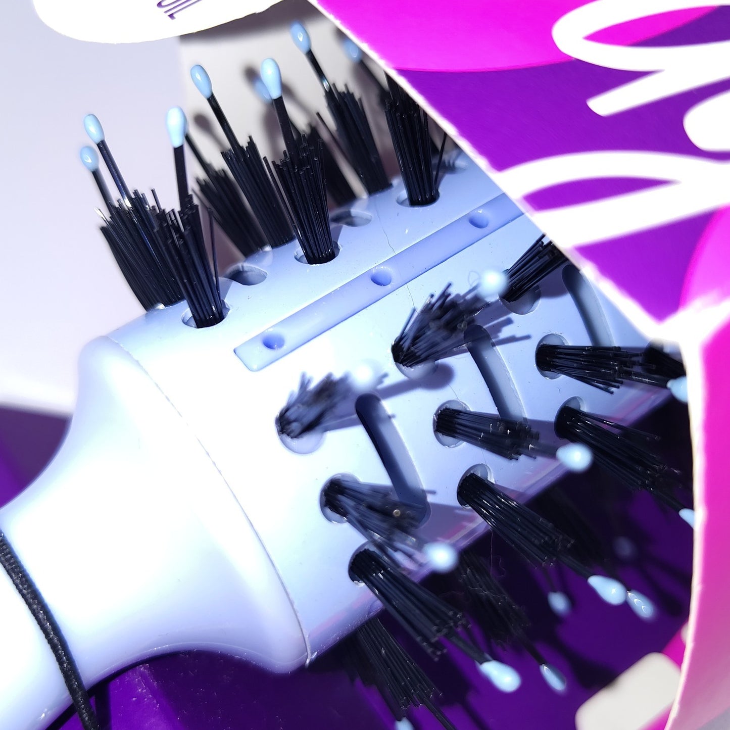 Goody Round Cushion Brush Infused with Black Castor Oil for Hair Care