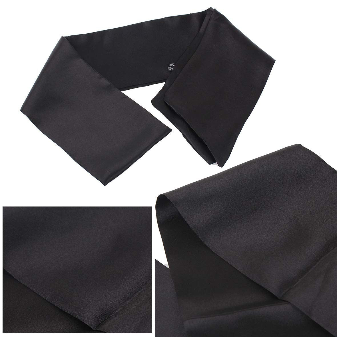 Women’s Satin Edge Hair Wrap - 56-Inch Non-Slip Head Scarf for Yoga & Makeup