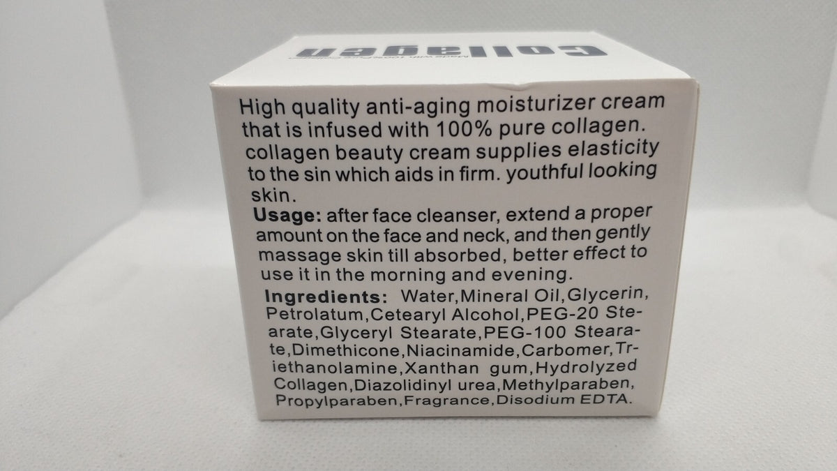 Pure Collagen Anti-Aging Face Cream - Moisturizing & Wrinkle Repair 80g