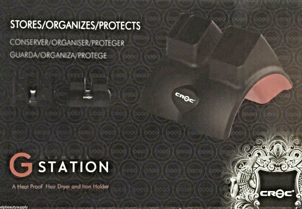 Heat Proof Stand for Hair Dryer, Flat Iron & Combs - Salon Organizer