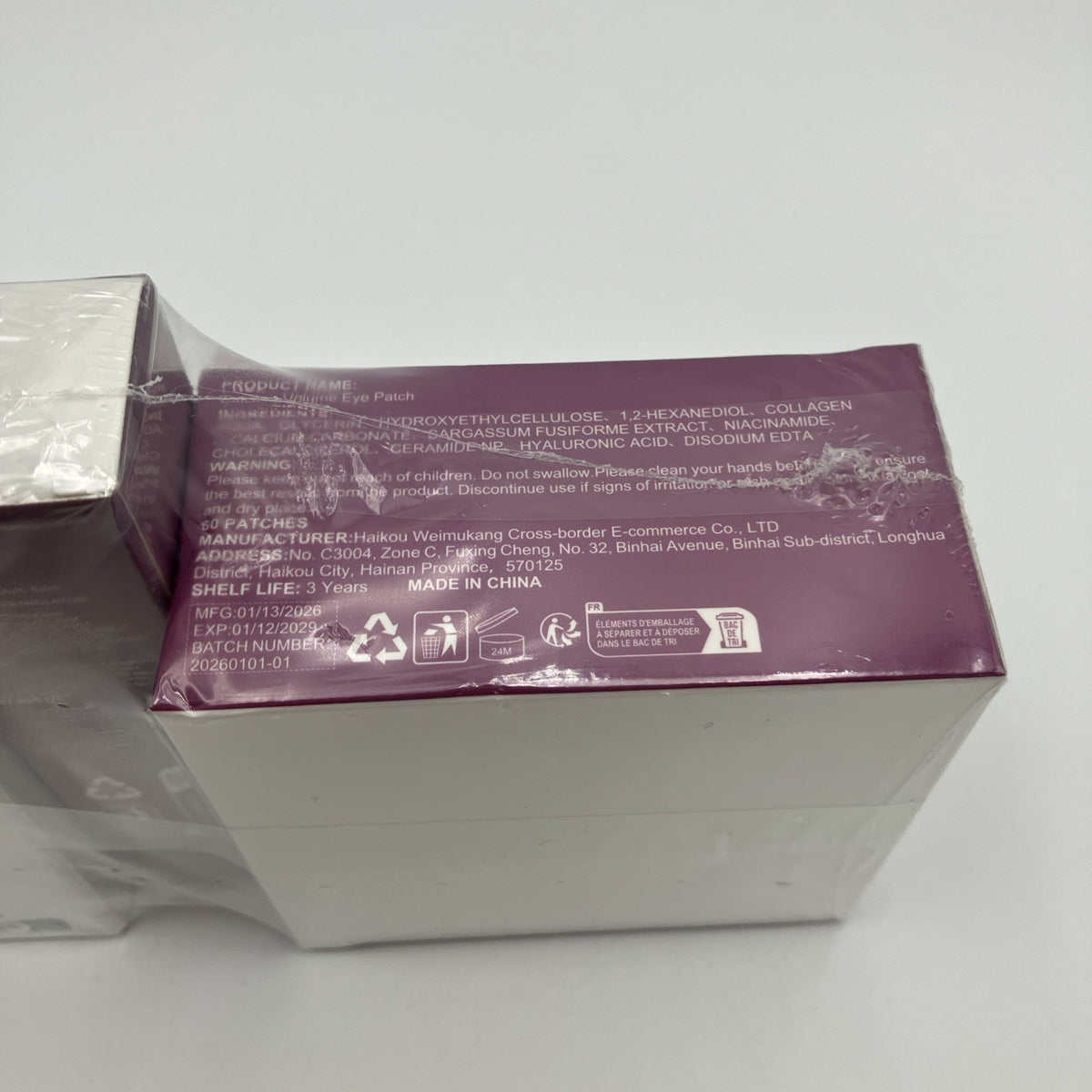 Calcium Skin Care Set with Balm Serum Eye Patches and Cream