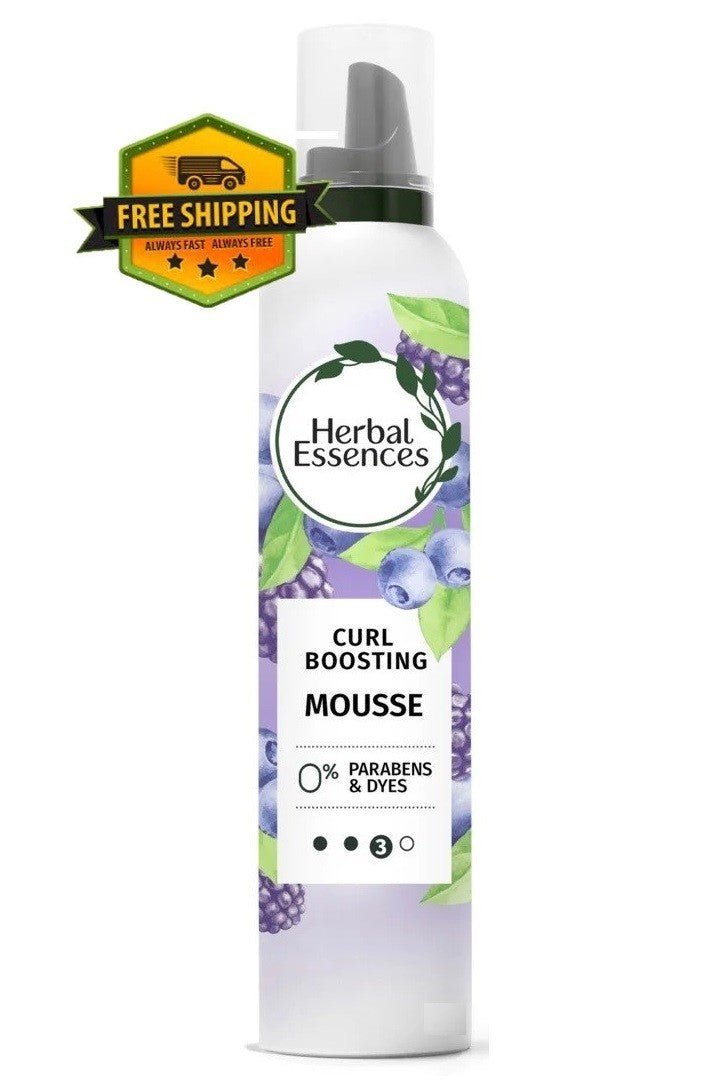Herbal Essences Curl Enhancing Mousse 6.8oz Long-Lasting Frizz Control