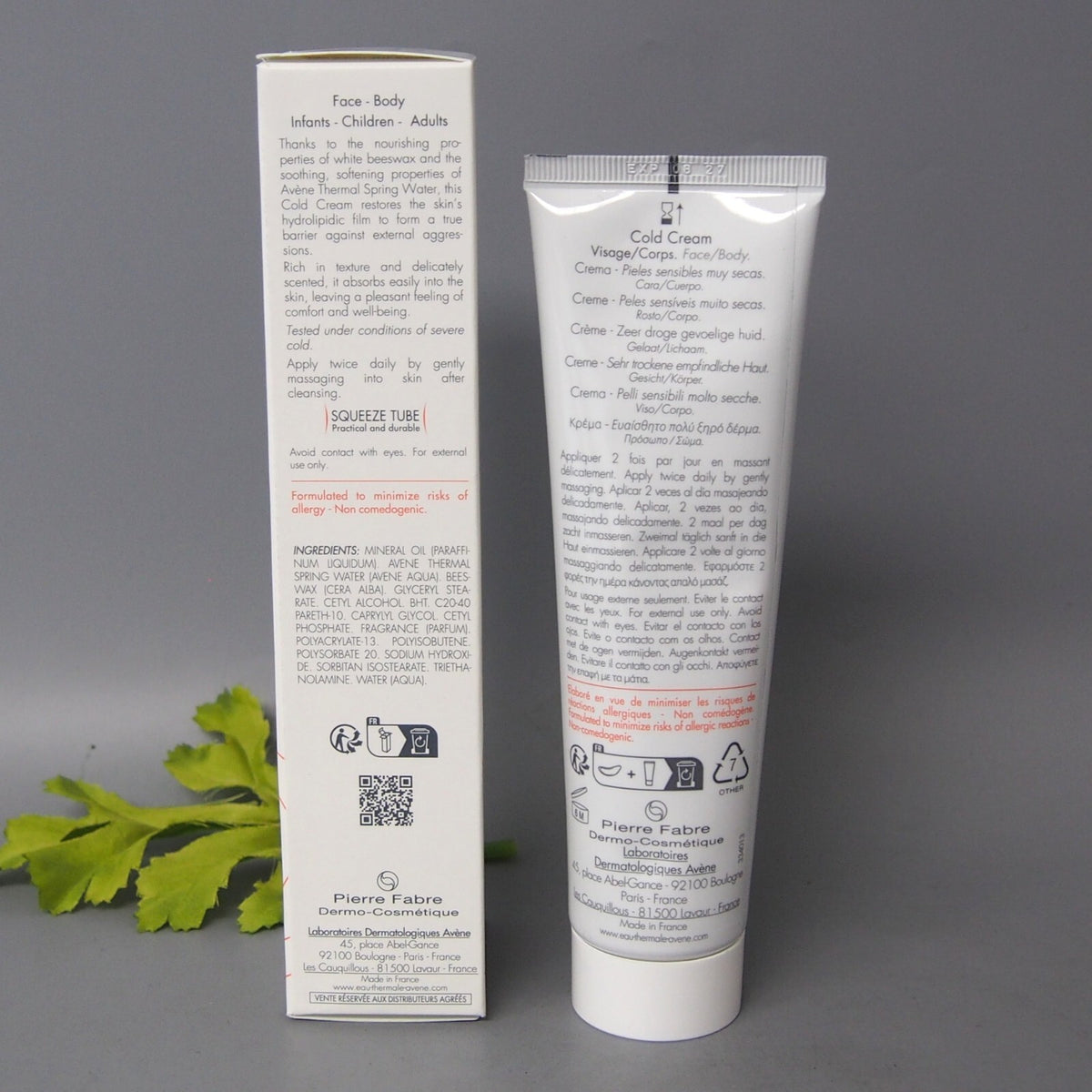Cold Cream Moisturizer 100ml - Sensitive & Dry Skin