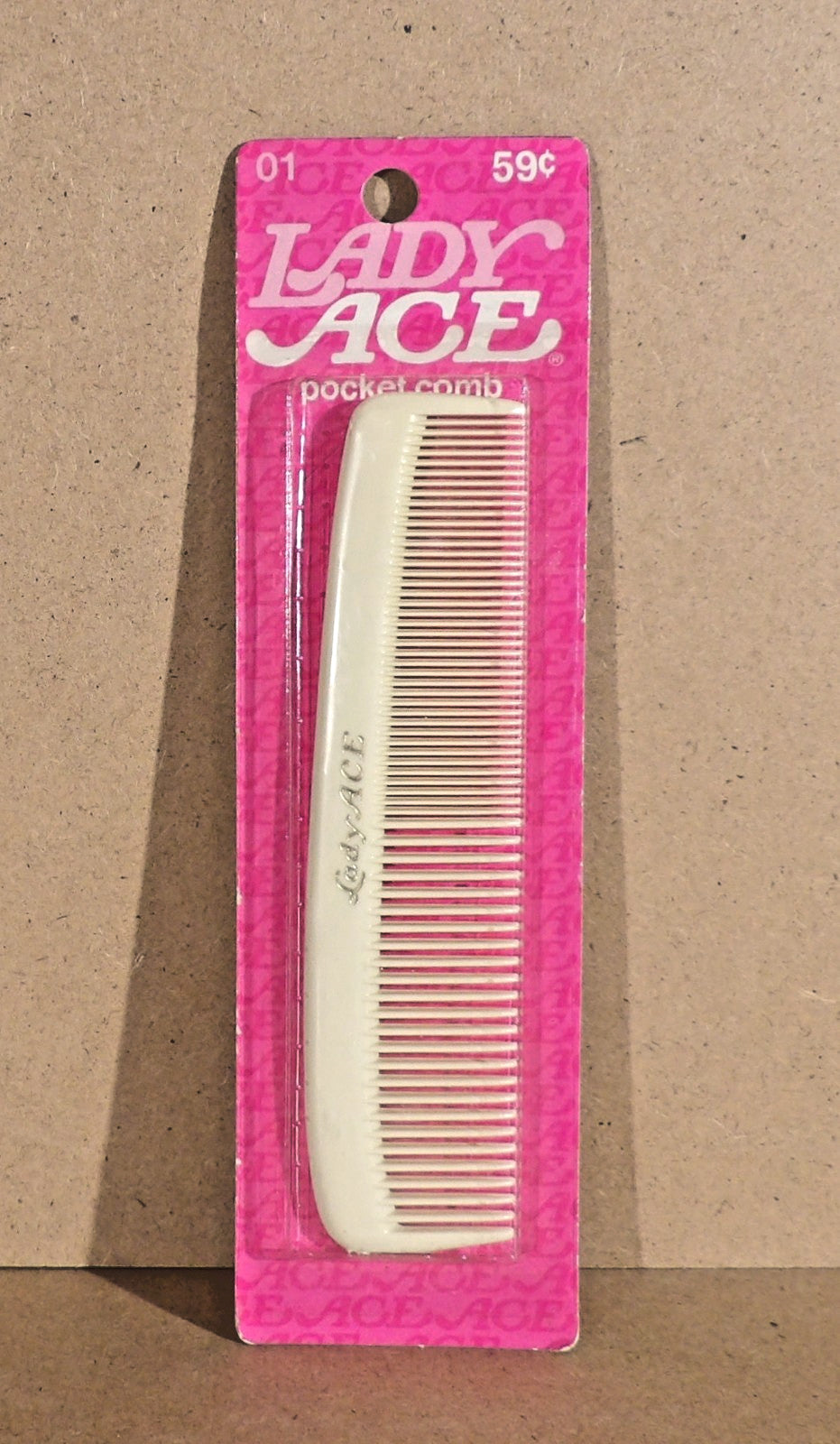 Vintage 5-Inch Pocket Purse Comb Made in USA - Lady Ace