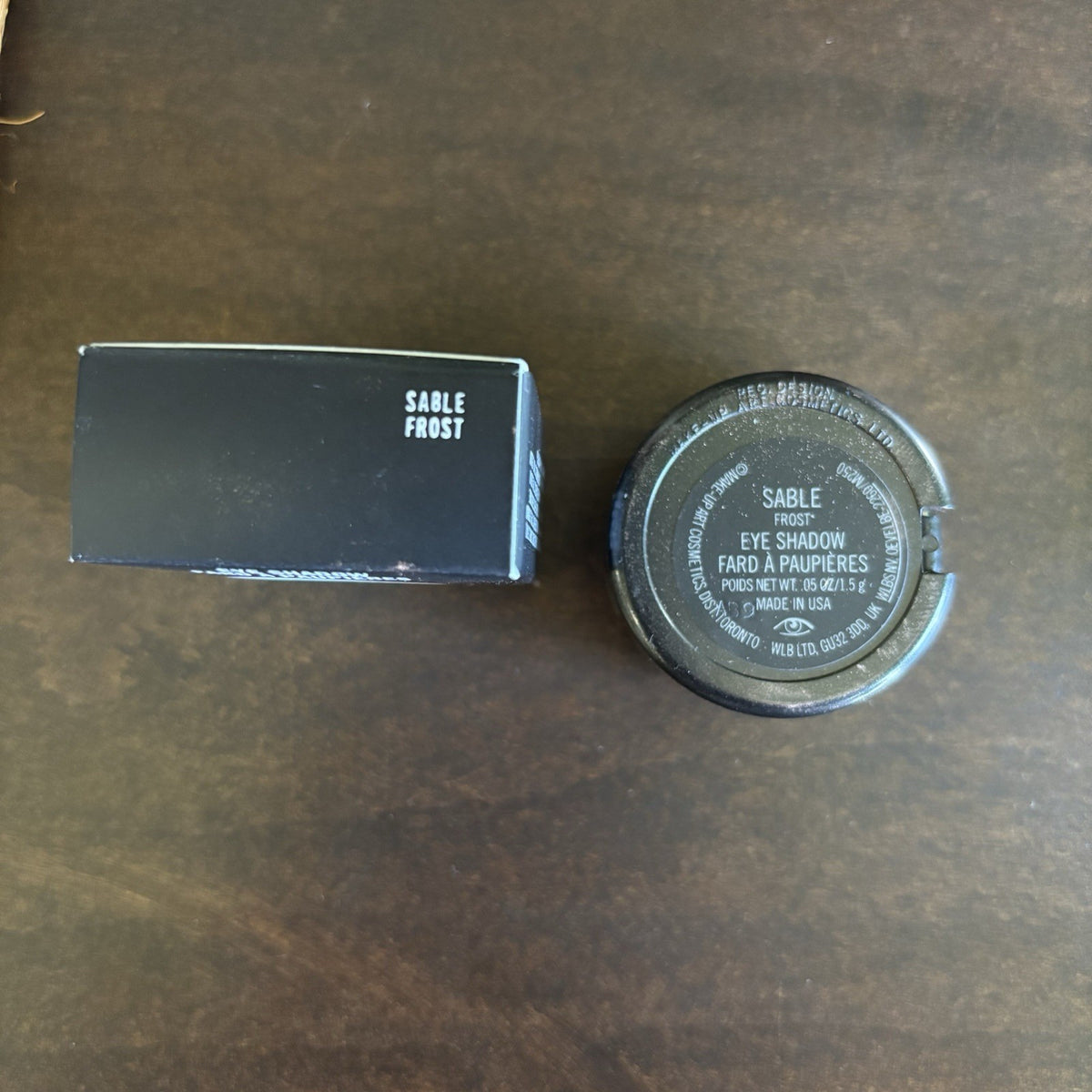 MAC Sable Frost Eye Shadow - 0.05 oz. New In Box