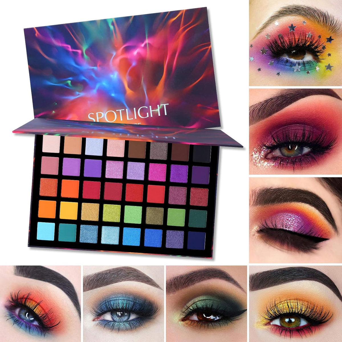40-Color Eyeshadow Palette Matte & Shimmer Eye Makeup Set