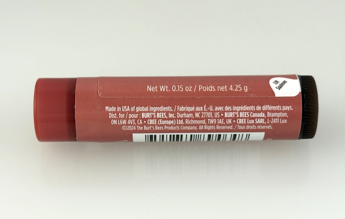 2-Pack Burt's Bees Natural Lip Balm Set - Red Dahlia & Vanilla Bean