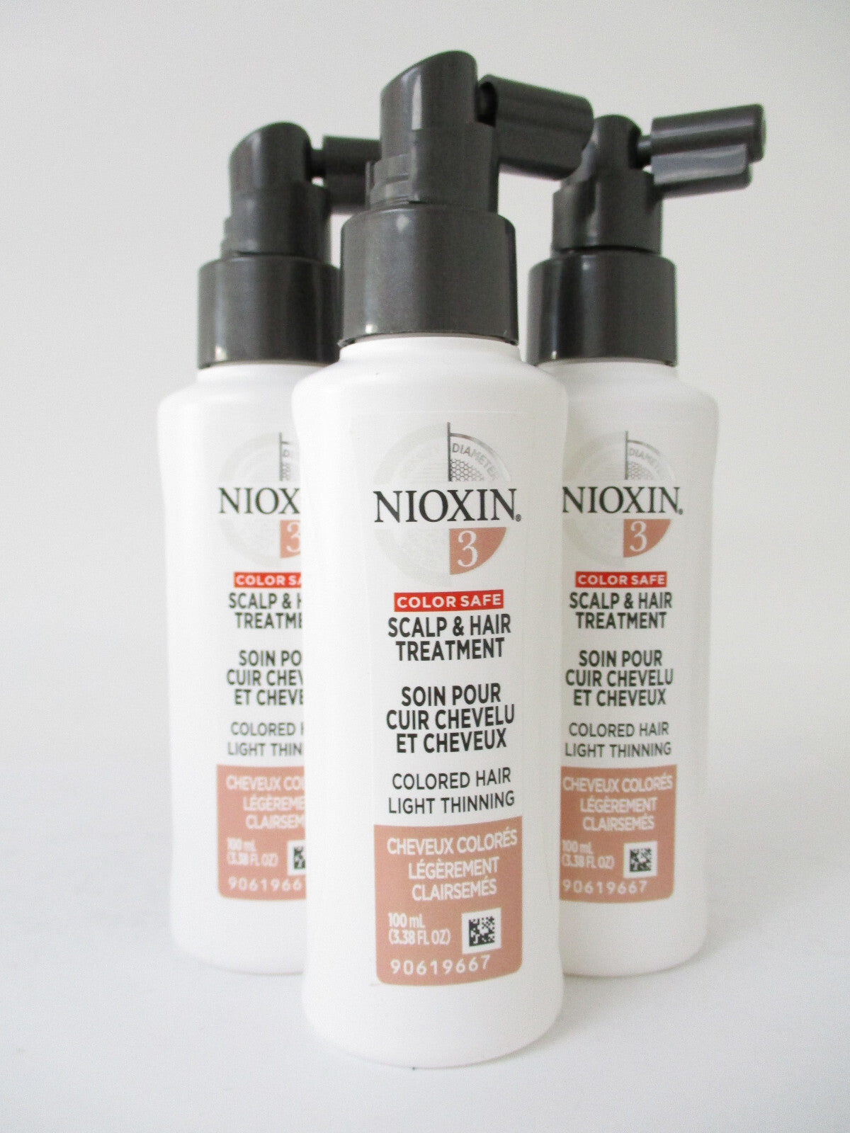 Nioxin System 3 Scalp & Hair Treatment 3.38 oz - Pack of 3