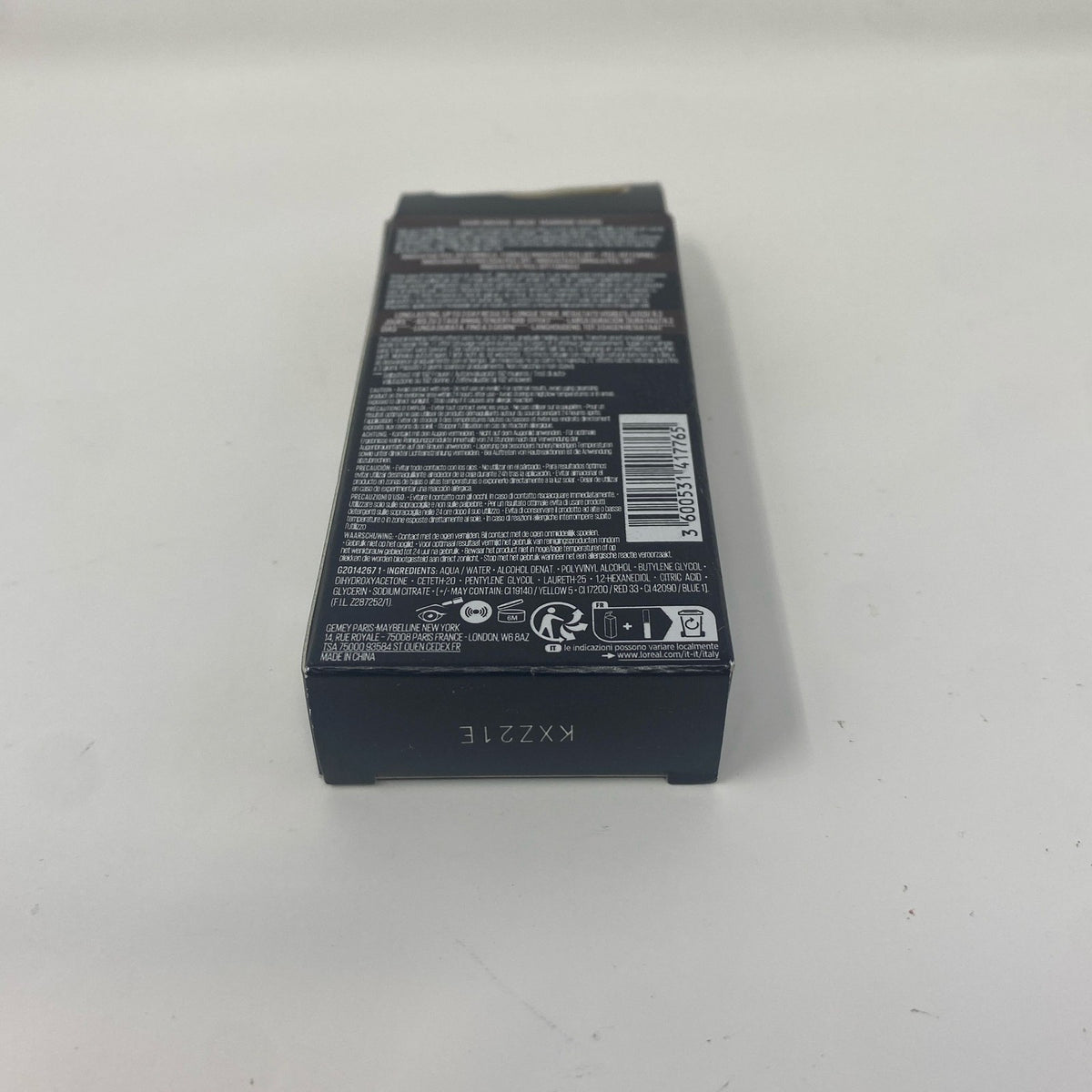 Peel-Off Eyebrow Tint Dark Brown - Long-Lasting Brow Color 4.6g