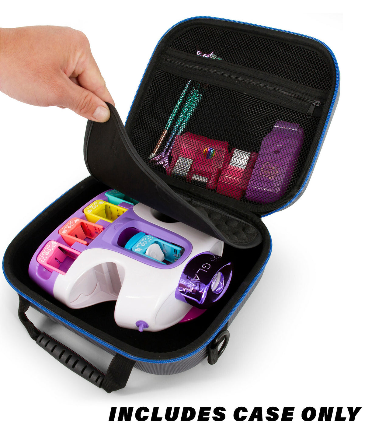 Nail Stamper Travel Case - Protective Hard Shell Organizer for Nail Art Supplies
