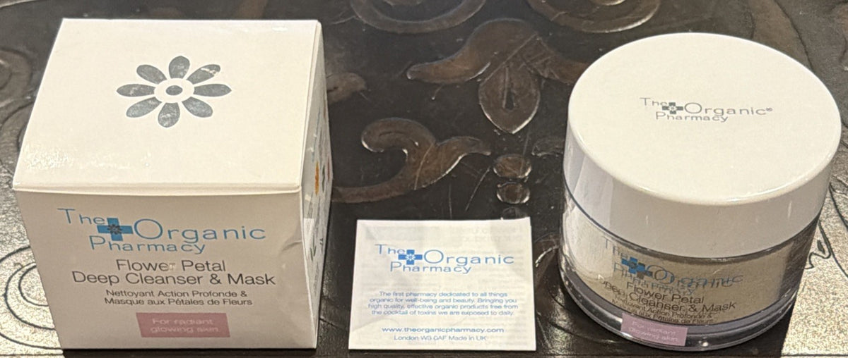 The Organic Pharmacy Flower Petal Deep Cleanser & Mask For Radiant