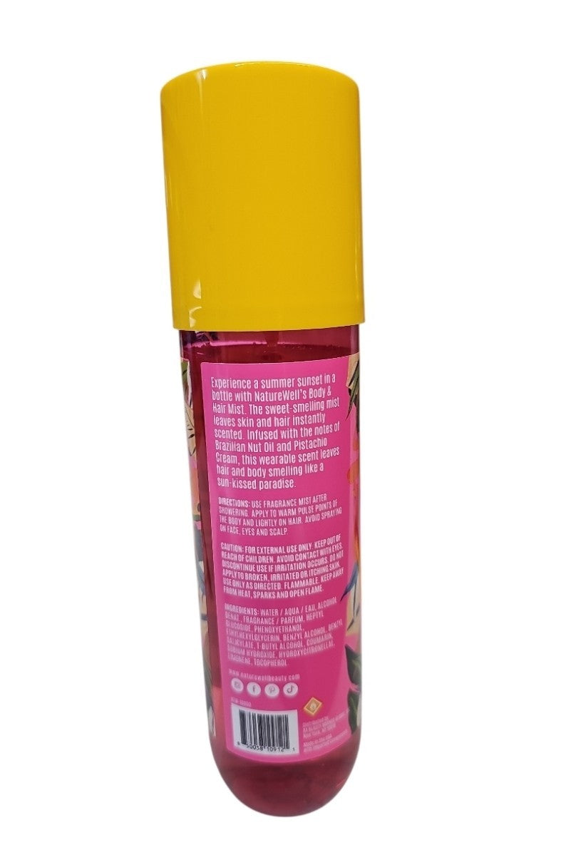 Lightweight Body & Hair Mist with Brazilian Nut, Pistachio, Almond & Caramel