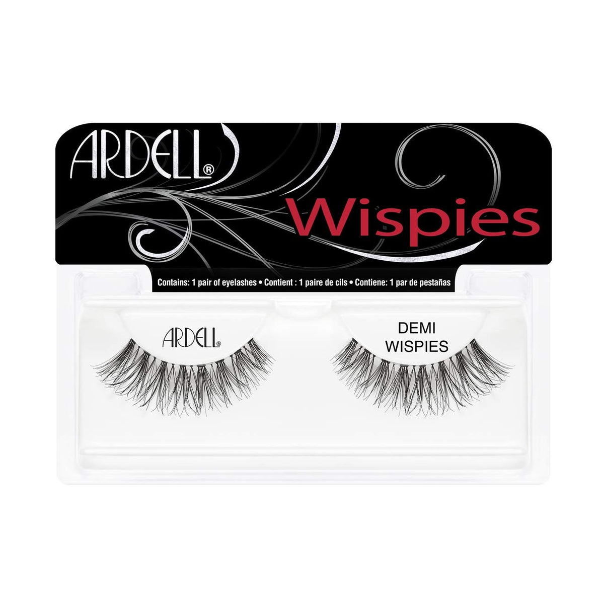 False Eyelashes - Natural Look Lightweight Reusable Strip Lashes Black
