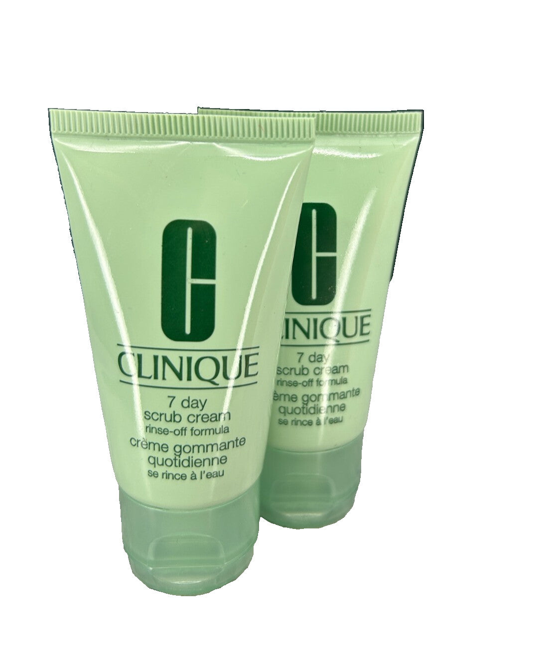 Clinique 7 Day Scrub Cream Rinse-Off Formula 1oz x - (LOT 2) NEW