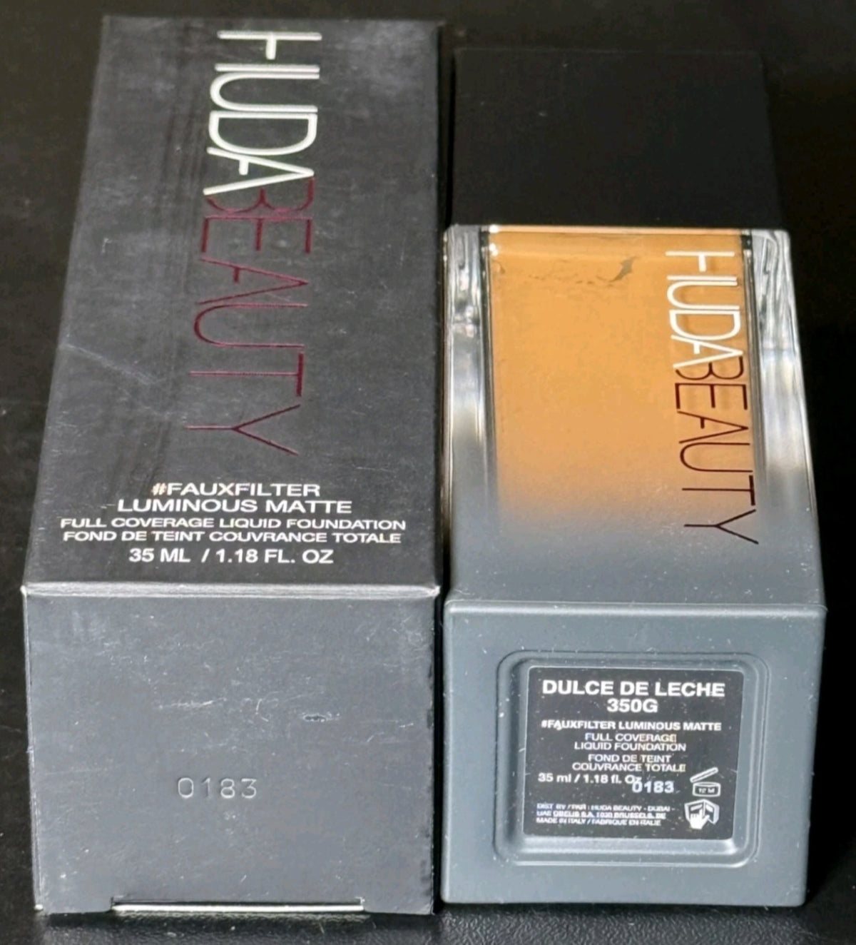 FauxFilter Luminous Matte Foundation Dulce De Leche 350G - Huda Beauty