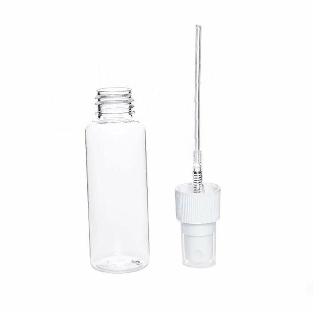 10 Pack 100mL Transparent Plastic Spray Bottles Refillable Mist Sprays