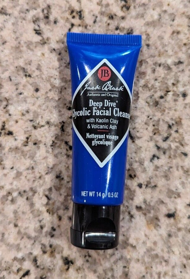 Glycolic Facial Cleanser Sample - Deep Dive, Travel Size 0.5 fl oz