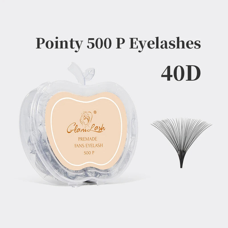Premade Volume Eyelash Fans - Pointy Base, Natural & Lightweight
