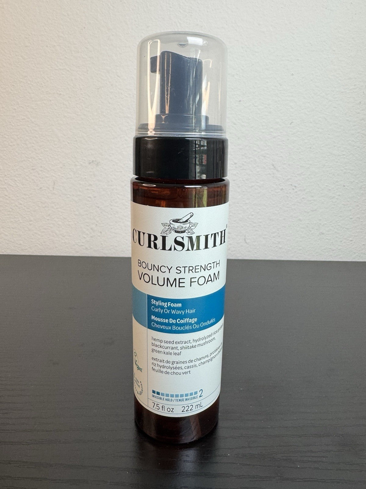 Bouncy Strength Volume Foam for Curly Wavy Hair - Styling Mousse 7.5oz