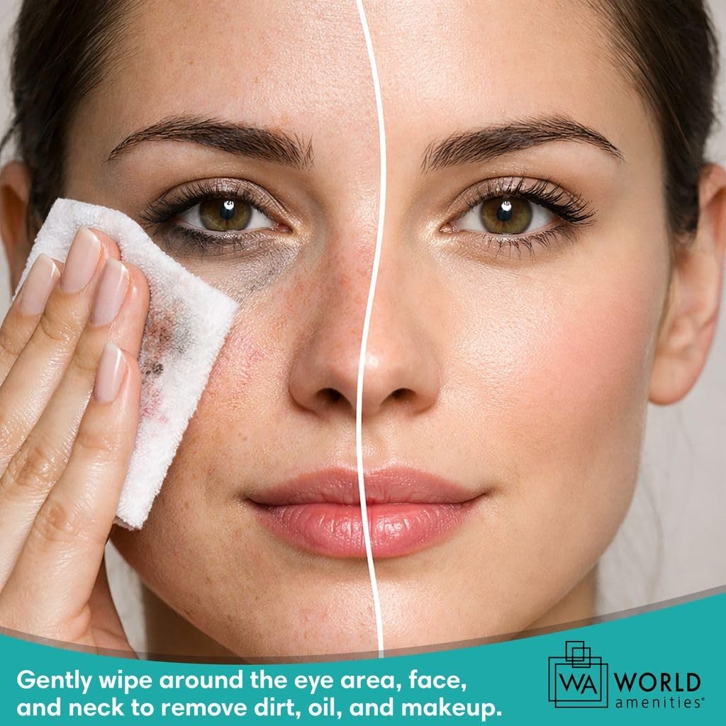 Makeup Remover Wipes Alcohol-Free Vitamin E Face Cleansing Towelettes
