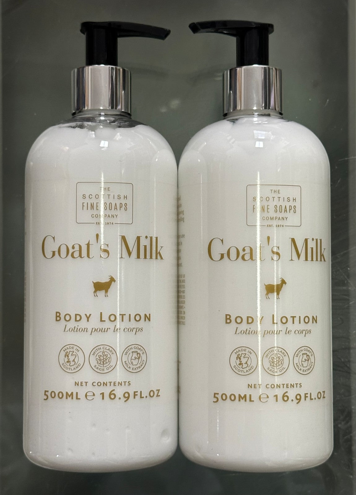 Goat's Milk Body Lotion with Clary Sage Oil - 2 Pack