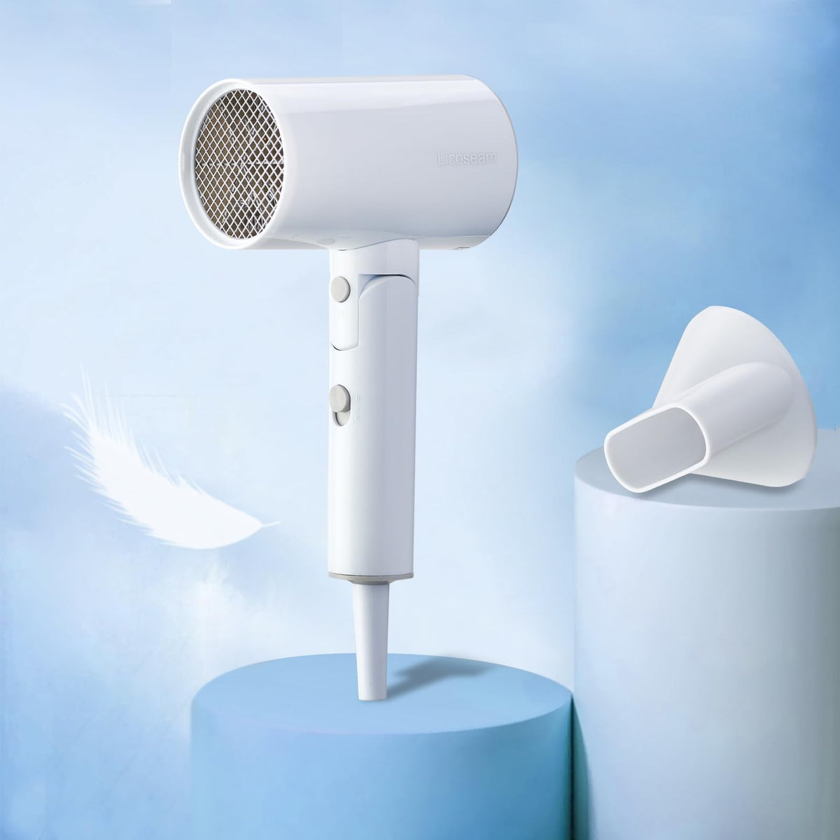 1600W Foldable Travel Hair Dryer - Compact Fast Drying & Styling Tool